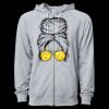 Icon Unisex Lightweight Loopback Terry Full-Zip Hooded Sweatshirt Thumbnail
