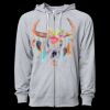 Icon Unisex Lightweight Loopback Terry Full-Zip Hooded Sweatshirt Thumbnail