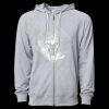 Icon Unisex Lightweight Loopback Terry Full-Zip Hooded Sweatshirt Thumbnail