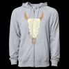Icon Unisex Lightweight Loopback Terry Full-Zip Hooded Sweatshirt Thumbnail