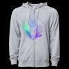 Icon Unisex Lightweight Loopback Terry Full-Zip Hooded Sweatshirt Thumbnail