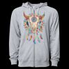 Icon Unisex Lightweight Loopback Terry Full-Zip Hooded Sweatshirt Thumbnail
