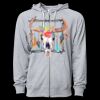 Icon Unisex Lightweight Loopback Terry Full-Zip Hooded Sweatshirt Thumbnail