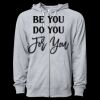 Icon Unisex Lightweight Loopback Terry Full-Zip Hooded Sweatshirt Thumbnail