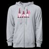 Icon Unisex Lightweight Loopback Terry Full-Zip Hooded Sweatshirt Thumbnail