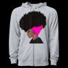 Icon Unisex Lightweight Loopback Terry Full-Zip Hooded Sweatshirt Thumbnail