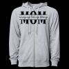 Icon Unisex Lightweight Loopback Terry Full-Zip Hooded Sweatshirt Thumbnail