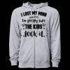 Icon Unisex Lightweight Loopback Terry Full-Zip Hooded Sweatshirt Thumbnail