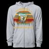 Icon Unisex Lightweight Loopback Terry Full-Zip Hooded Sweatshirt Thumbnail