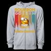 Icon Unisex Lightweight Loopback Terry Full-Zip Hooded Sweatshirt Thumbnail