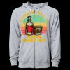 Icon Unisex Lightweight Loopback Terry Full-Zip Hooded Sweatshirt Thumbnail