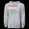 Icon Unisex Lightweight Loopback Terry Full-Zip Hooded Sweatshirt Thumbnail