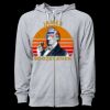 Icon Unisex Lightweight Loopback Terry Full-Zip Hooded Sweatshirt Thumbnail