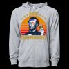 Icon Unisex Lightweight Loopback Terry Full-Zip Hooded Sweatshirt Thumbnail