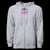 Icon Unisex Lightweight Loopback Terry Full-Zip Hooded Sweatshirt Thumbnail