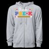 Icon Unisex Lightweight Loopback Terry Full-Zip Hooded Sweatshirt Thumbnail