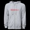 Icon Unisex Lightweight Loopback Terry Full-Zip Hooded Sweatshirt Thumbnail