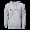 Icon Unisex Lightweight Loopback Terry Full-Zip Hooded Sweatshirt Thumbnail