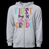 Icon Unisex Lightweight Loopback Terry Full-Zip Hooded Sweatshirt Thumbnail