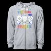 Icon Unisex Lightweight Loopback Terry Full-Zip Hooded Sweatshirt Thumbnail