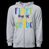 Icon Unisex Lightweight Loopback Terry Full-Zip Hooded Sweatshirt Thumbnail