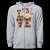 Icon Unisex Lightweight Loopback Terry Full-Zip Hooded Sweatshirt Thumbnail