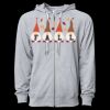 Icon Unisex Lightweight Loopback Terry Full-Zip Hooded Sweatshirt Thumbnail