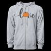 Icon Unisex Lightweight Loopback Terry Full-Zip Hooded Sweatshirt Thumbnail