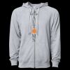 Icon Unisex Lightweight Loopback Terry Full-Zip Hooded Sweatshirt Thumbnail
