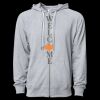 Icon Unisex Lightweight Loopback Terry Full-Zip Hooded Sweatshirt Thumbnail