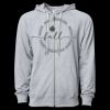 Icon Unisex Lightweight Loopback Terry Full-Zip Hooded Sweatshirt Thumbnail