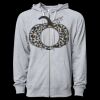 Icon Unisex Lightweight Loopback Terry Full-Zip Hooded Sweatshirt Thumbnail