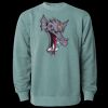 Unisex Midweight Pigment-Dyed Crewneck Sweatshirt Thumbnail