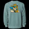 Unisex Midweight Pigment-Dyed Crewneck Sweatshirt Thumbnail