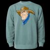 Unisex Midweight Pigment-Dyed Crewneck Sweatshirt Thumbnail