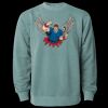 Unisex Midweight Pigment-Dyed Crewneck Sweatshirt Thumbnail