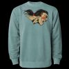 Unisex Midweight Pigment-Dyed Crewneck Sweatshirt Thumbnail