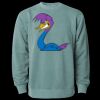 Unisex Midweight Pigment-Dyed Crewneck Sweatshirt Thumbnail