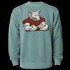 Unisex Midweight Pigment-Dyed Crewneck Sweatshirt Thumbnail