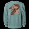 Unisex Midweight Pigment-Dyed Crewneck Sweatshirt Thumbnail
