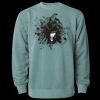 Unisex Midweight Pigment-Dyed Crewneck Sweatshirt Thumbnail