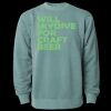 Unisex Midweight Pigment-Dyed Crewneck Sweatshirt Thumbnail