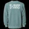 Unisex Midweight Pigment-Dyed Crewneck Sweatshirt Thumbnail