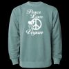 Unisex Midweight Pigment-Dyed Crewneck Sweatshirt Thumbnail