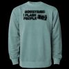 Unisex Midweight Pigment-Dyed Crewneck Sweatshirt Thumbnail
