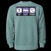 Unisex Midweight Pigment-Dyed Crewneck Sweatshirt Thumbnail