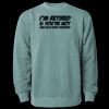 Unisex Midweight Pigment-Dyed Crewneck Sweatshirt Thumbnail