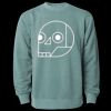 Unisex Midweight Pigment-Dyed Crewneck Sweatshirt Thumbnail