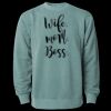 Unisex Midweight Pigment-Dyed Crewneck Sweatshirt Thumbnail