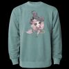 Unisex Midweight Pigment-Dyed Crewneck Sweatshirt Thumbnail